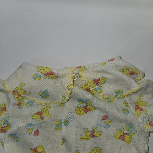 Winnie The Pooh Infant Baby Pajamas Sleepsuit SearsPooh Bear Honey Pot 14-18 lb - Picture 9 of 16